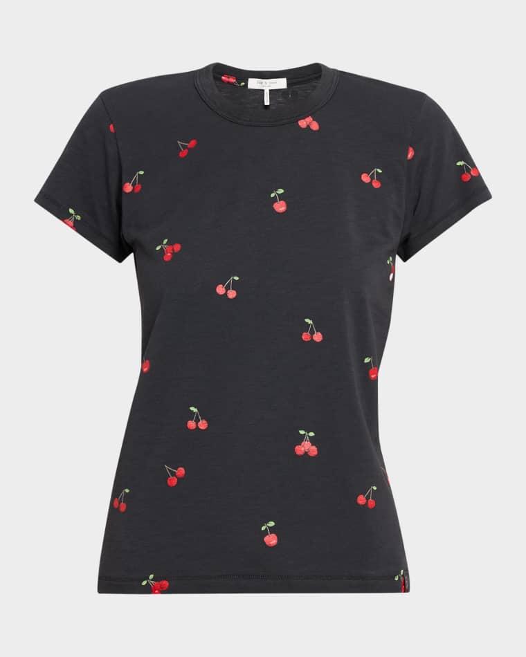 All-Over Cherry Graphic Tee by RAG&BONE