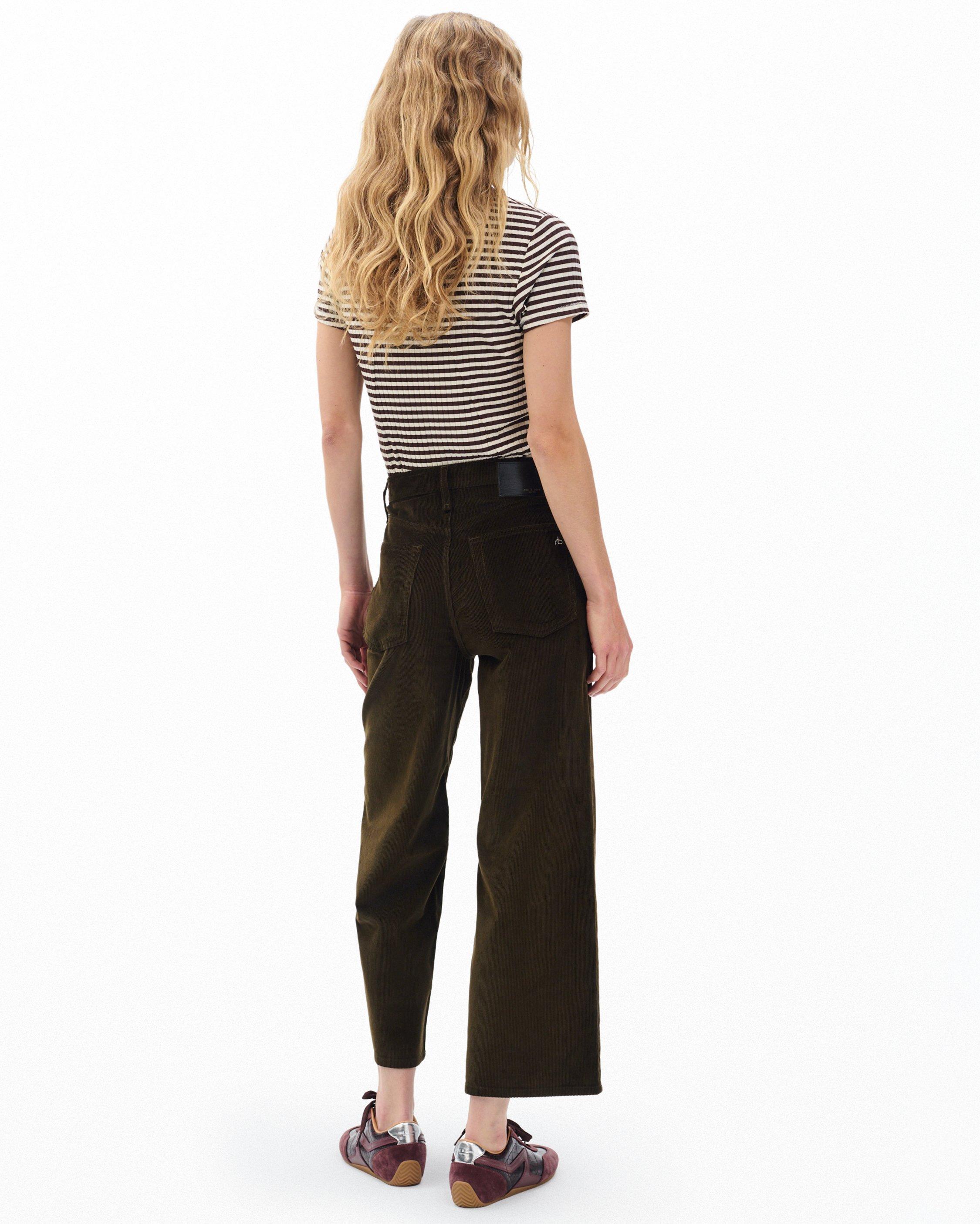 Andi Ankle Wide-Leg Corduroy Pants by RAG&BONE