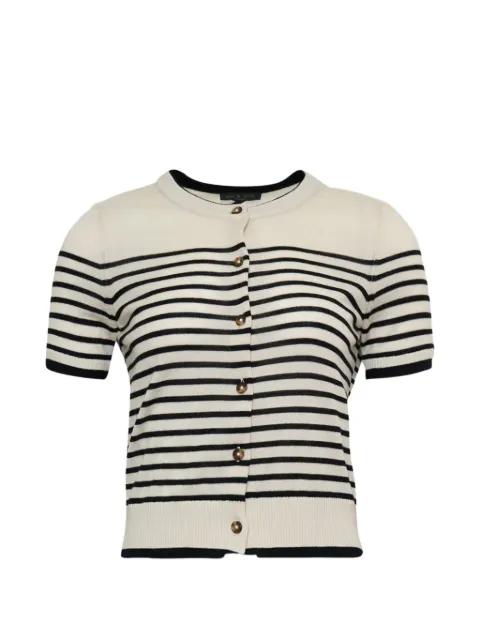 Anne striped short-sleeve cardigan by RAG&BONE