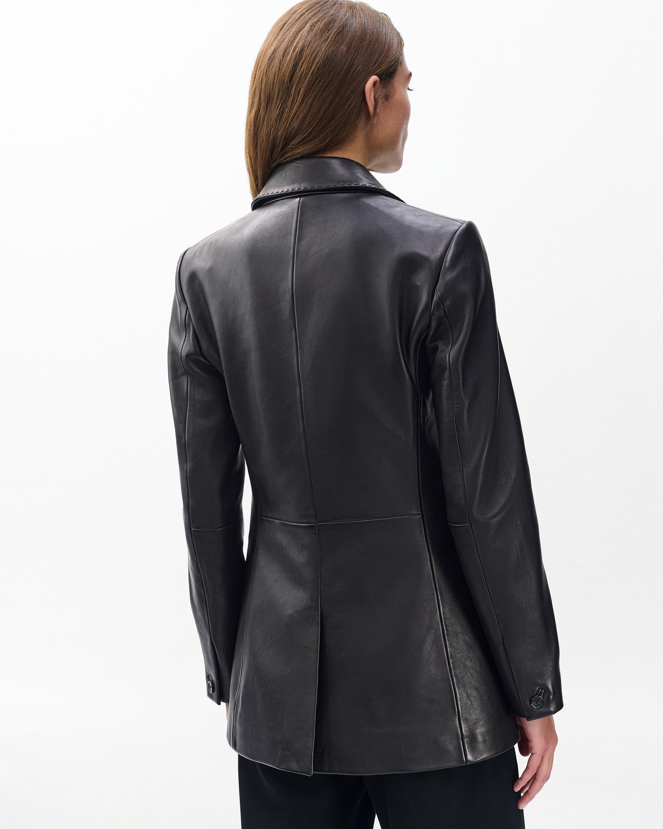 Ash Lamb Leather Blazer by RAG&BONE