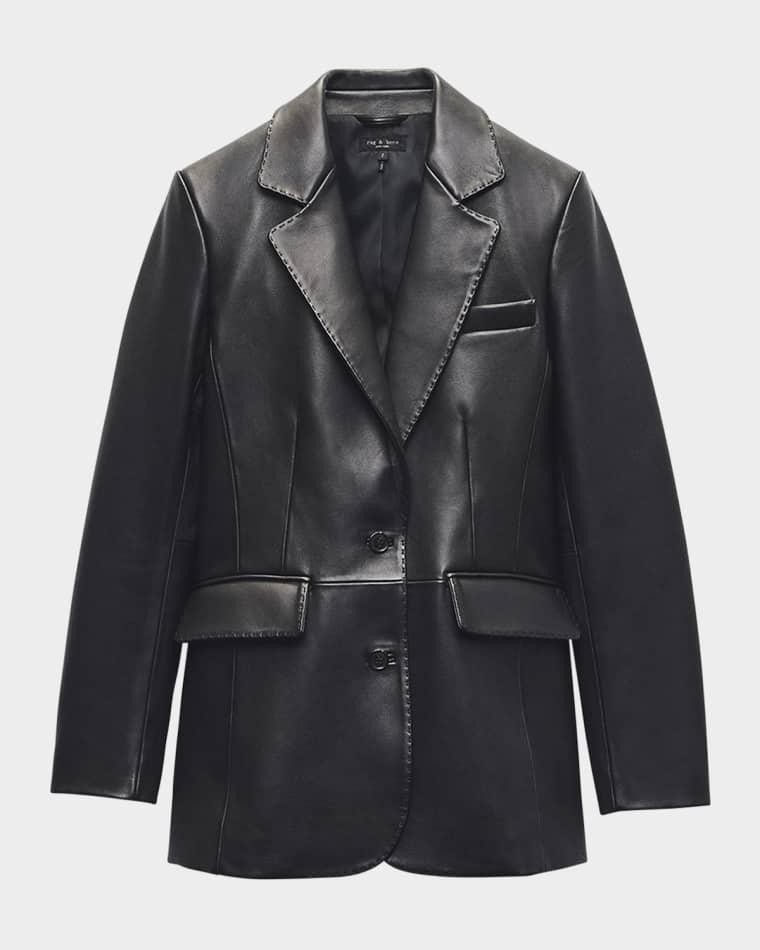 Ash Leather Blazer by RAG&BONE