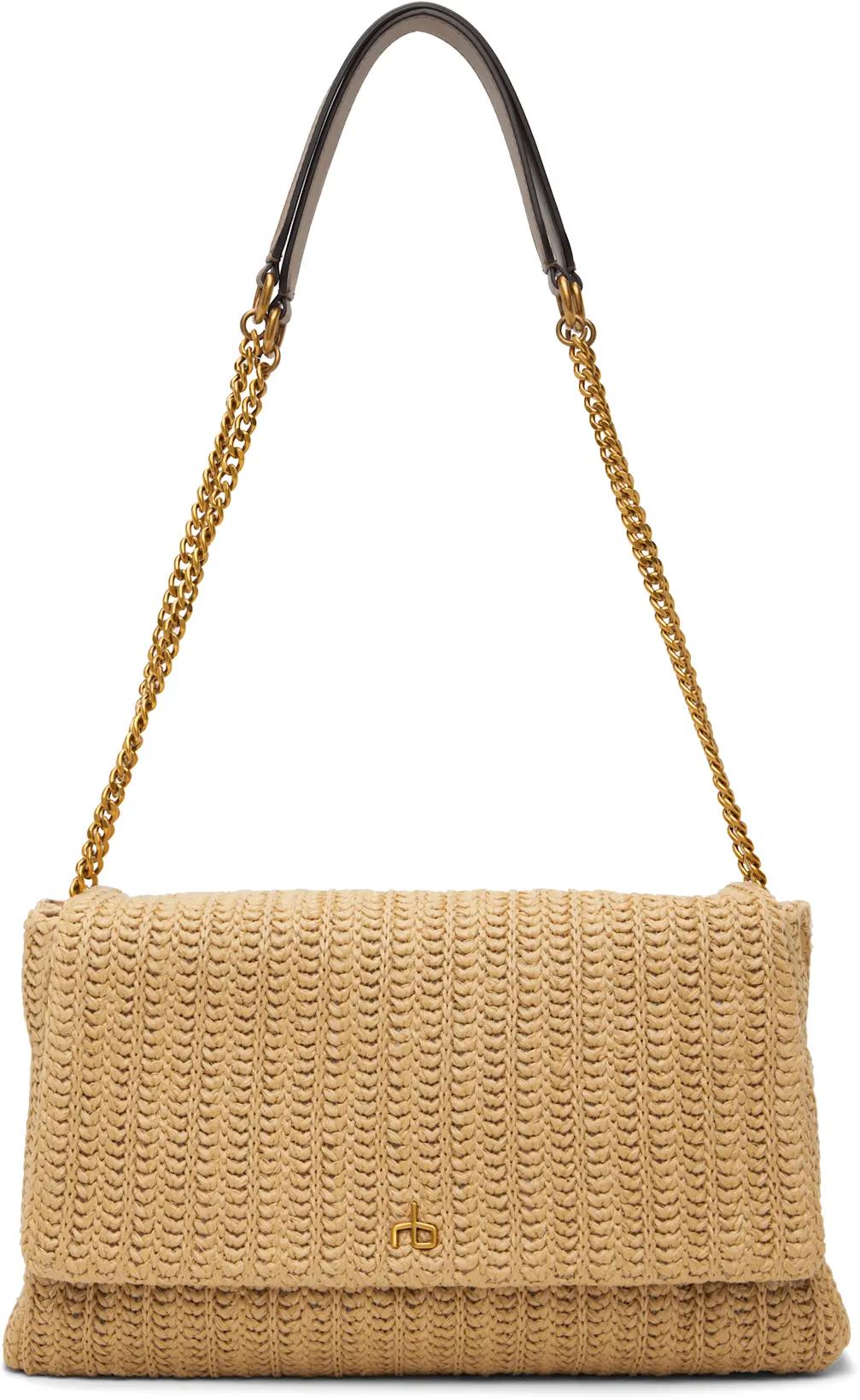 Beige Chelsea Large Flap Bag by RAG&BONE