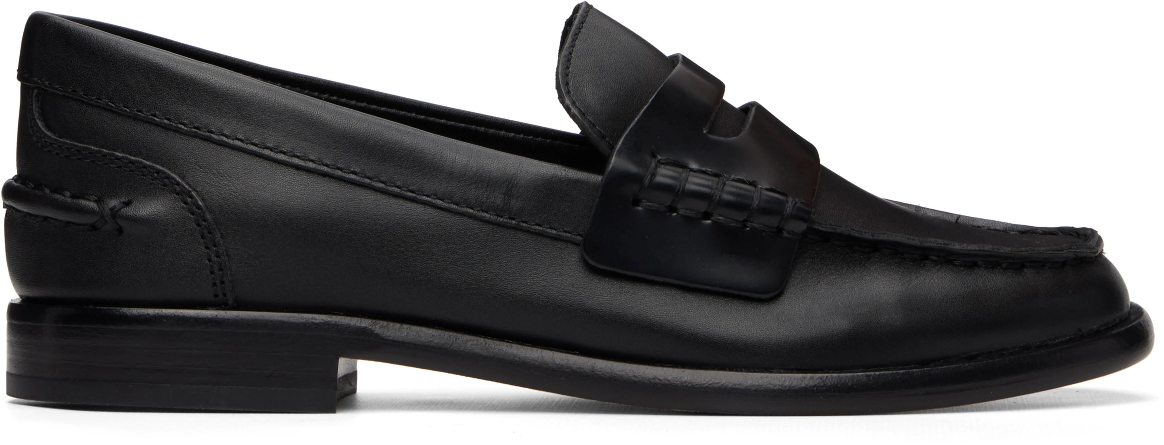 Black Carter Leather Loafers by RAG&BONE