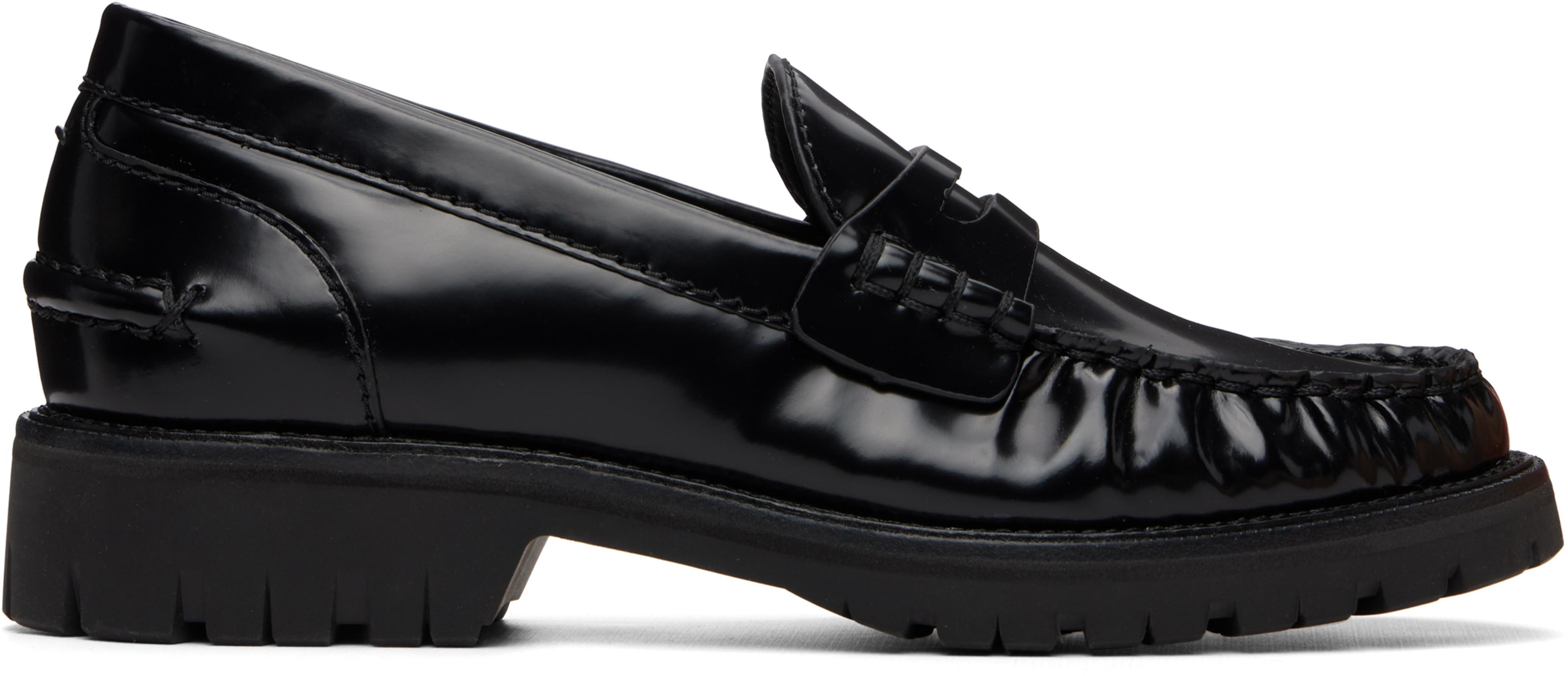 Black Corey Leather Loafers by RAG&BONE