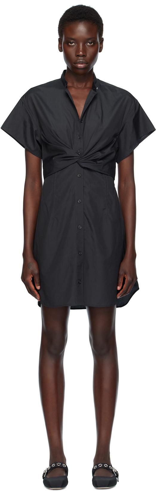 Black Gretchen Shirt Minidress by RAG&BONE