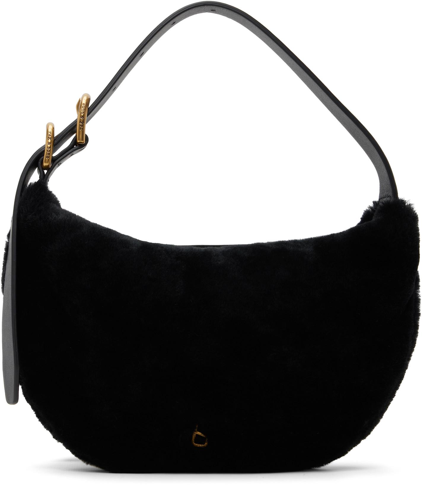 Black Mercer Small Shearling Bag by RAG&BONE