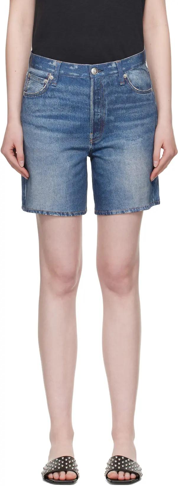 Blue Miramar Kaia Shorts by RAG&BONE