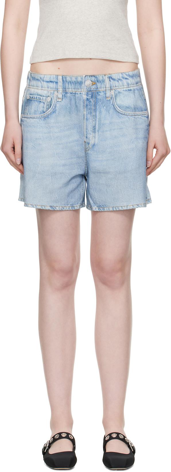 Blue Miramar Terry Walking Shorts by RAG&BONE