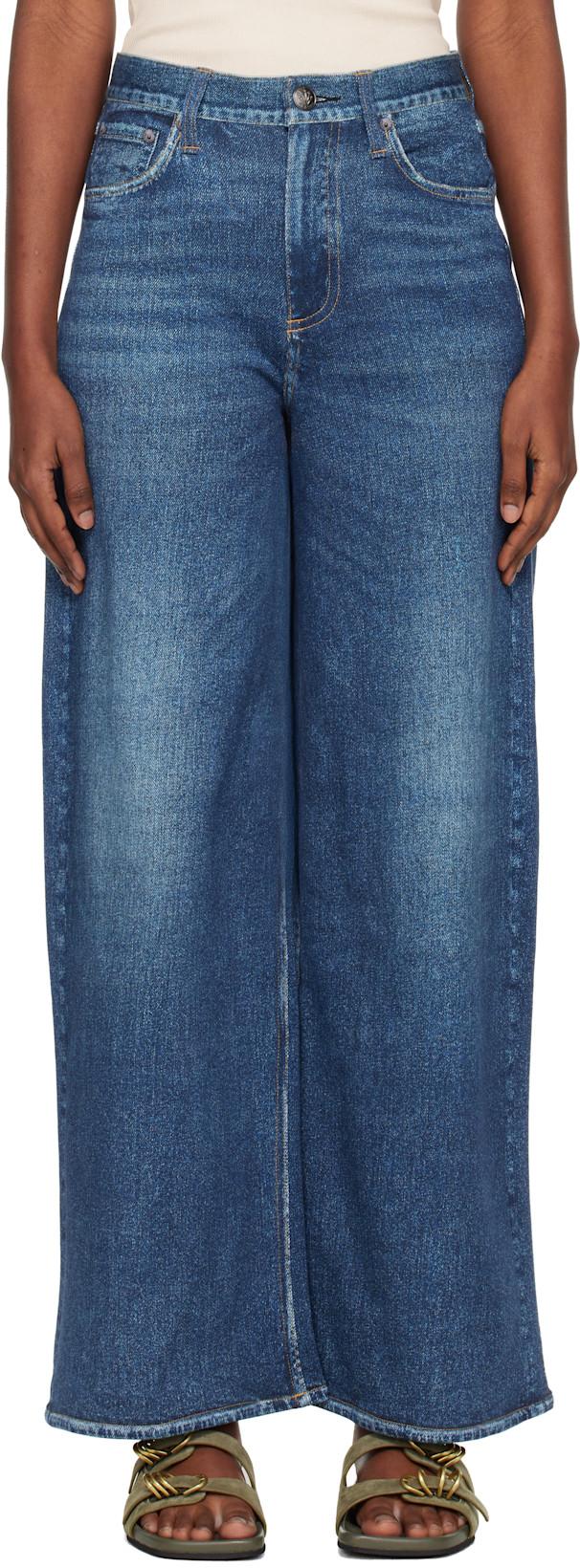 Blue rb Miramar Sofie Ankle-Length Jeans by RAG&BONE