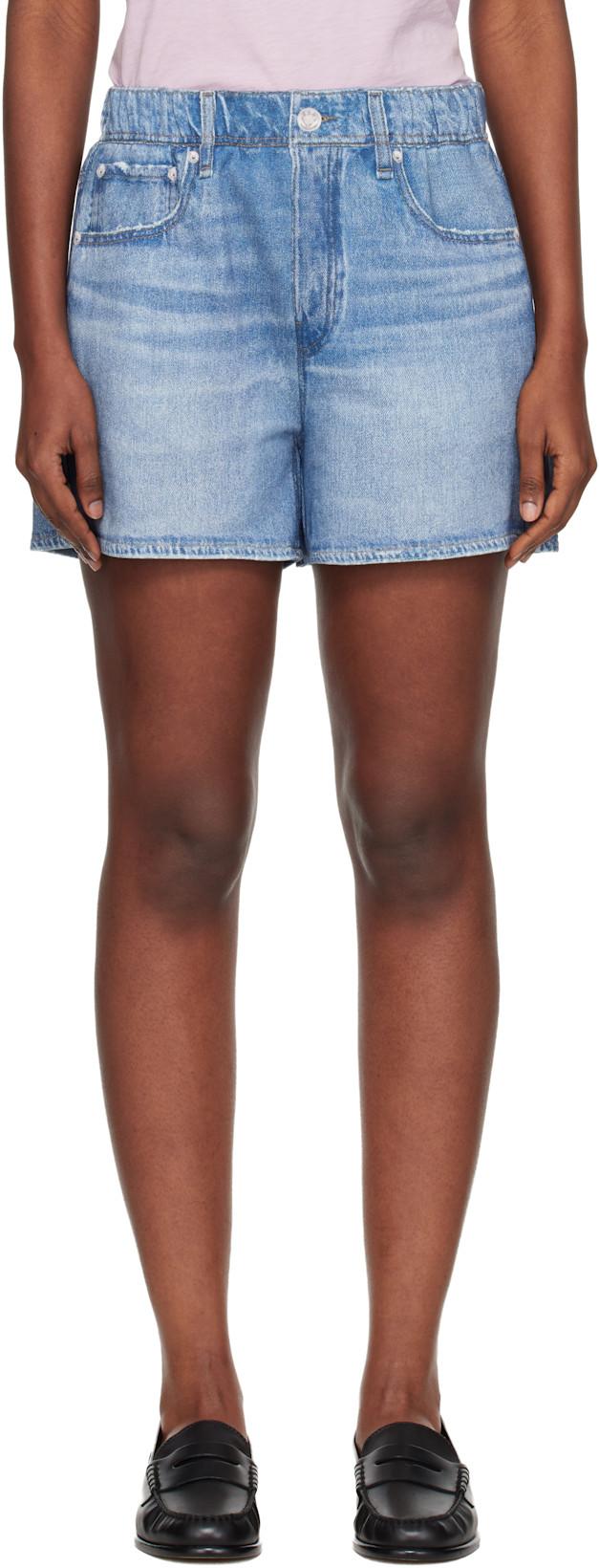 Blue rb Miramar Walking Shorts by RAG&BONE