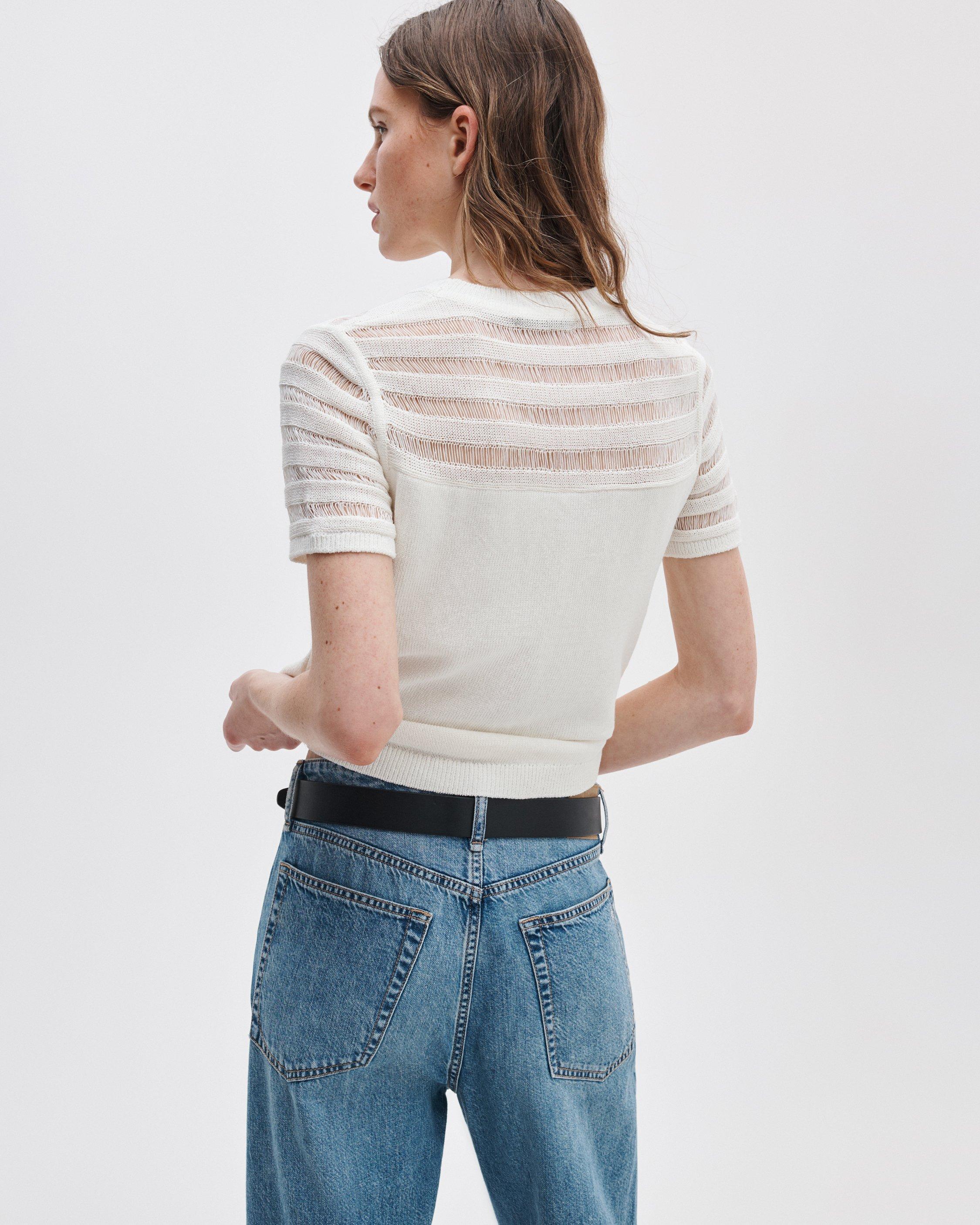 Britt Short-Sleeve Sweater by RAG&BONE