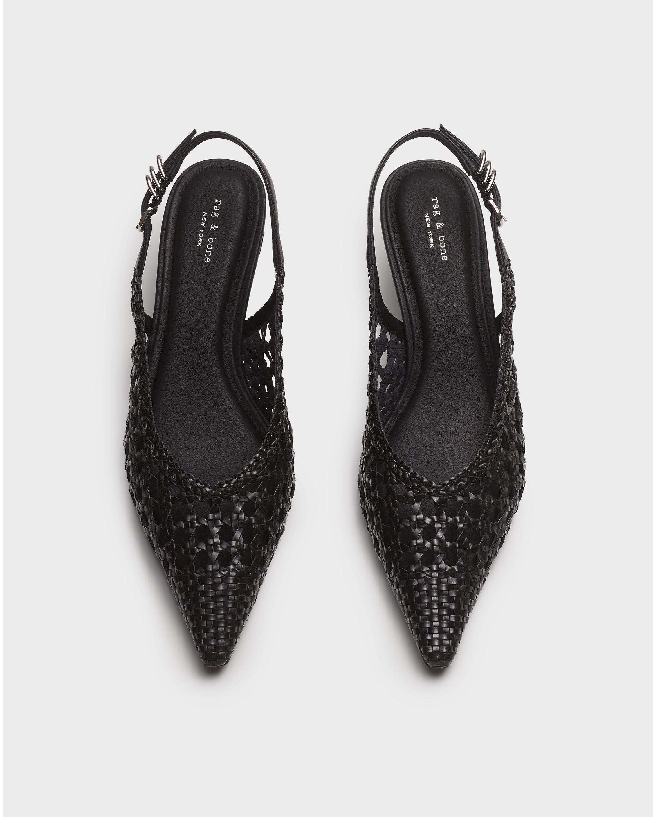 Brynn Faux Leather Slingback Heels by RAG&BONE