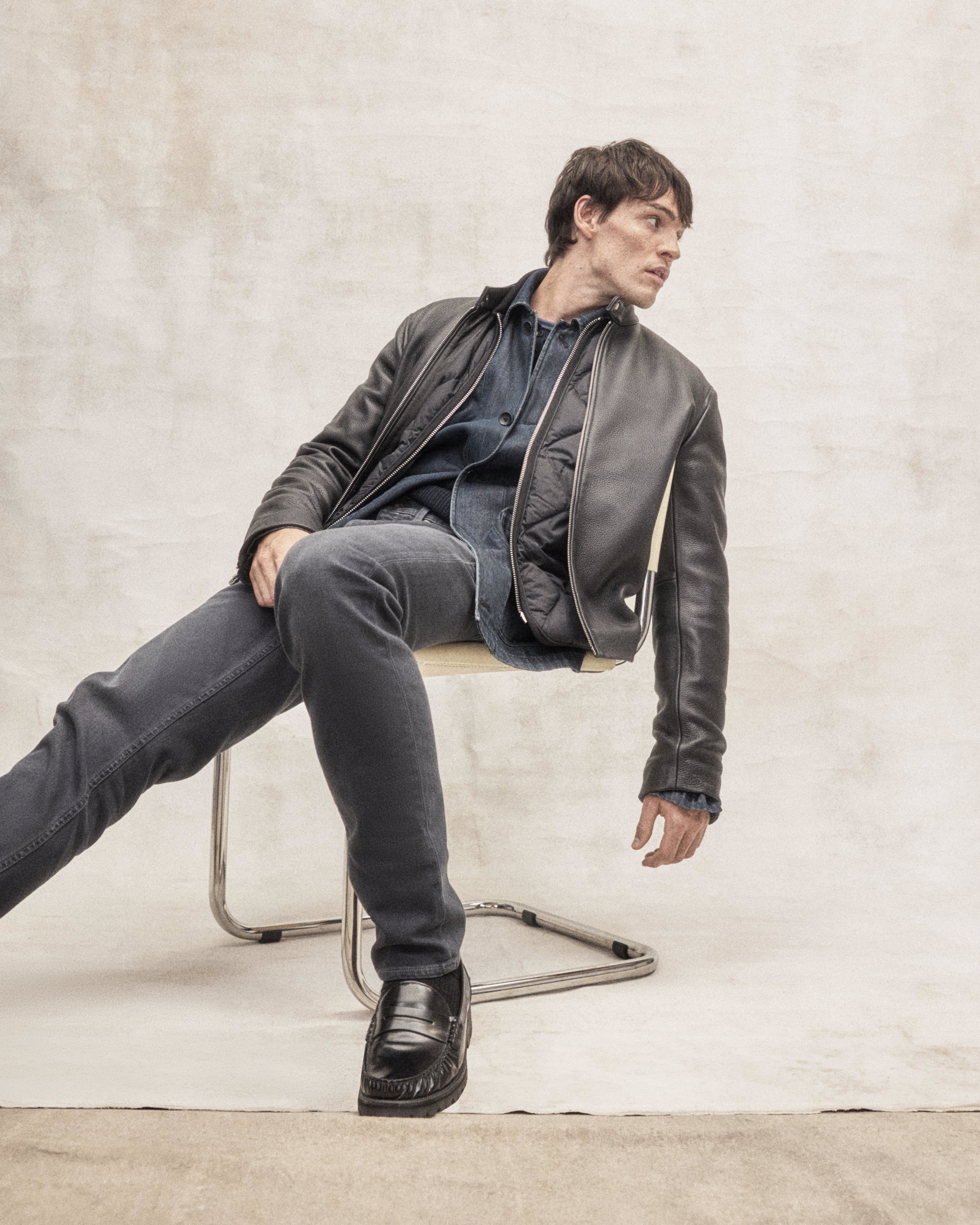 Café Racer Leather Jacket by RAG&BONE