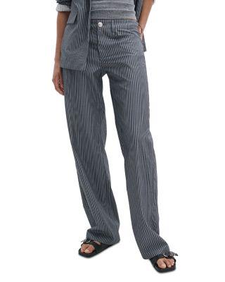 Cam Stripe Low Rise Poplin Pants by RAG&BONE