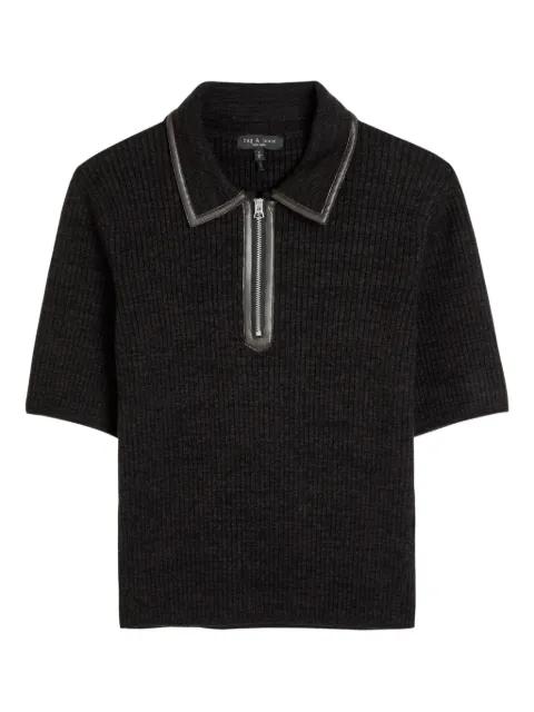 Caterina zip-fastening polo shirt by RAG&BONE