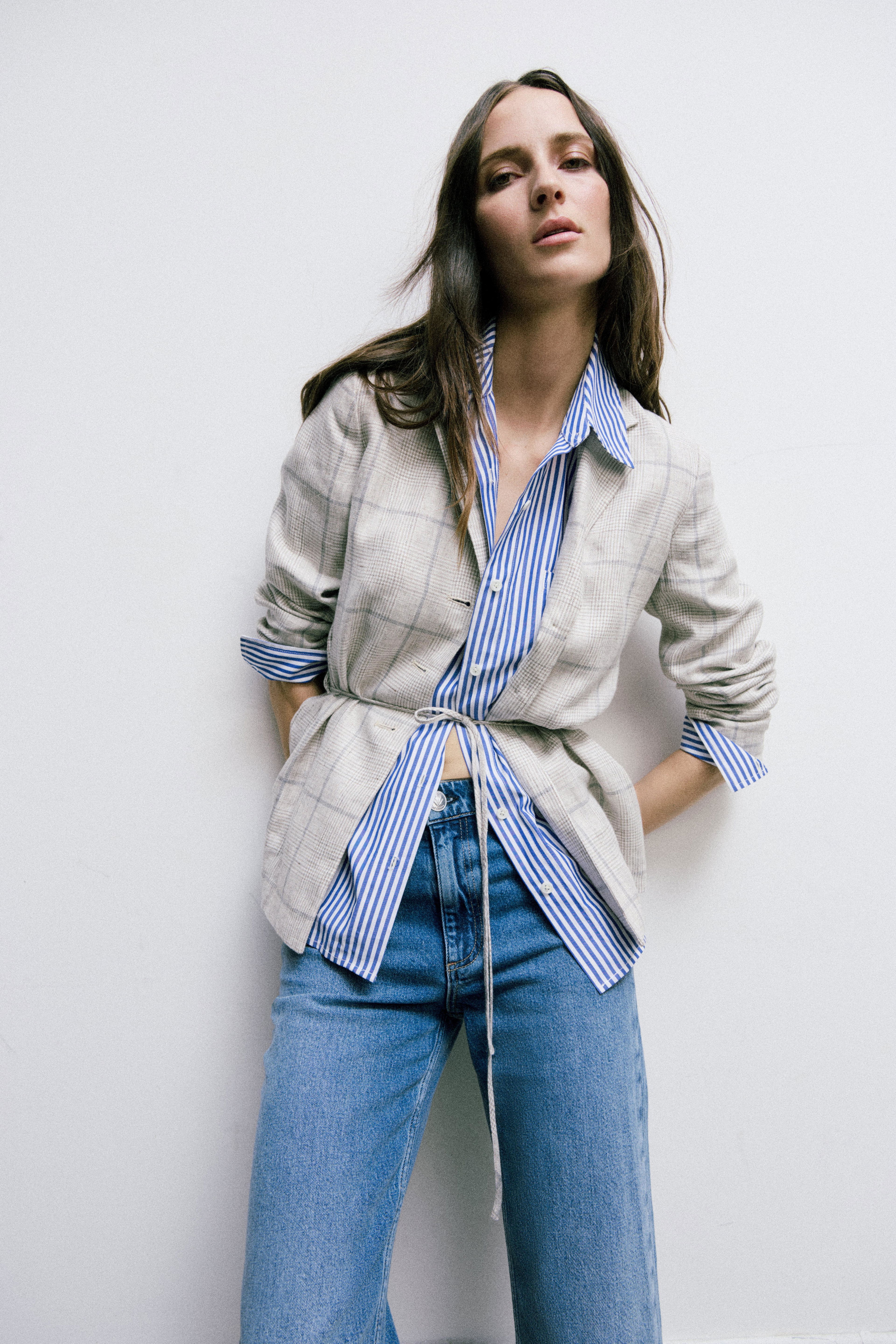 Chappell Plaid Linen Blazer by RAG&BONE