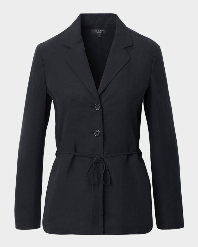 Chappell Slim Tie-Waist Blazer by RAG&BONE