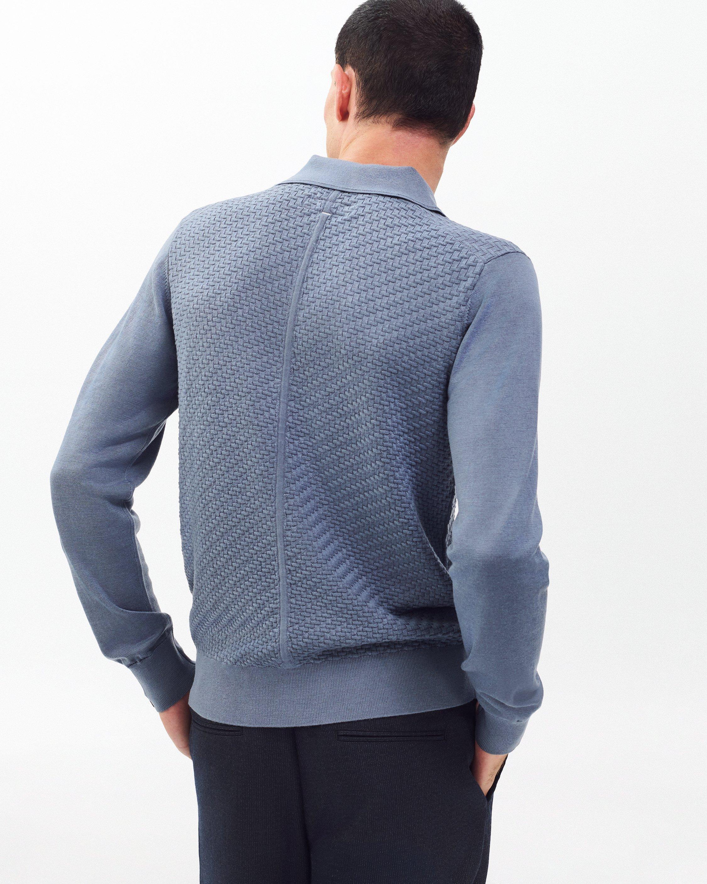 Charles Johnny Collar Wool Polo by RAG&BONE