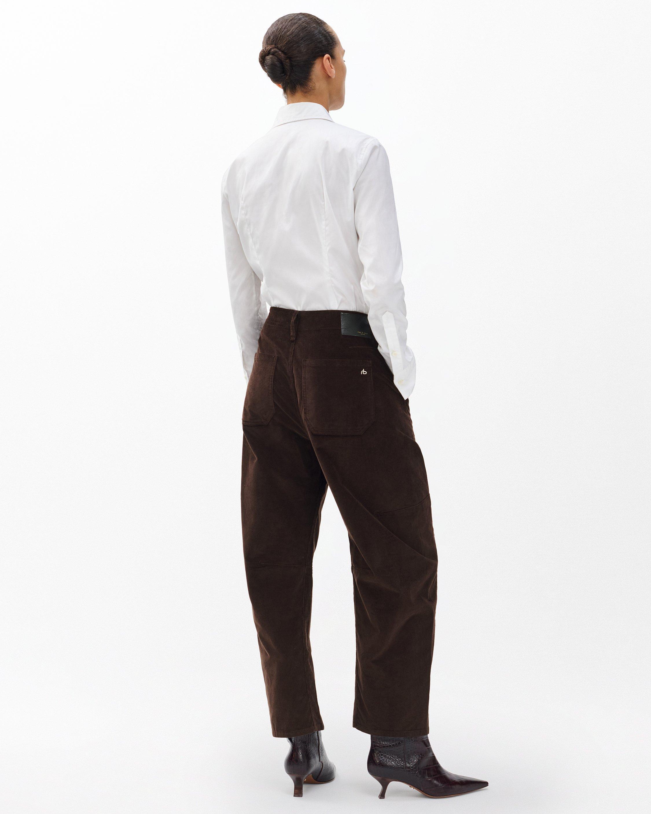 Charlie Ankle Barrel Corduroy Pants by RAG&BONE