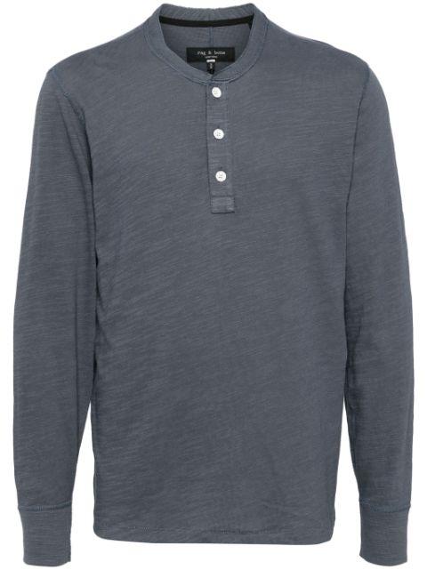 Classic Flame Henley polo shirt by RAG&BONE