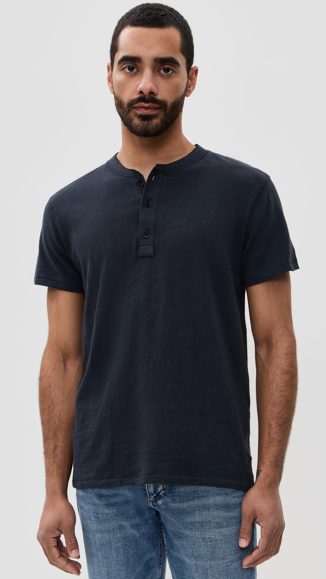 Classic Short Sleeve Henley by RAG&BONE