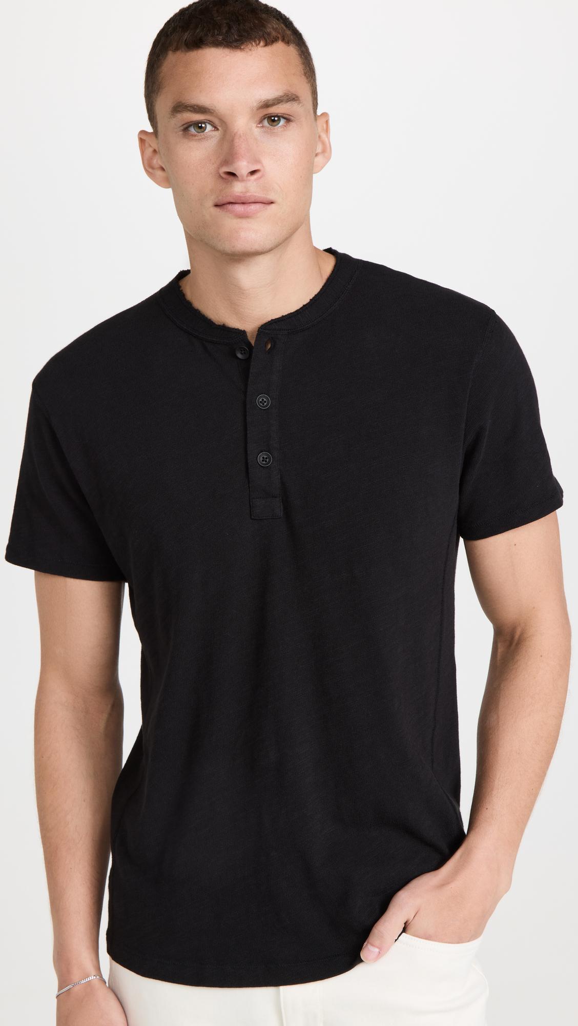 Classic Short Sleeve Henley by RAG&BONE
