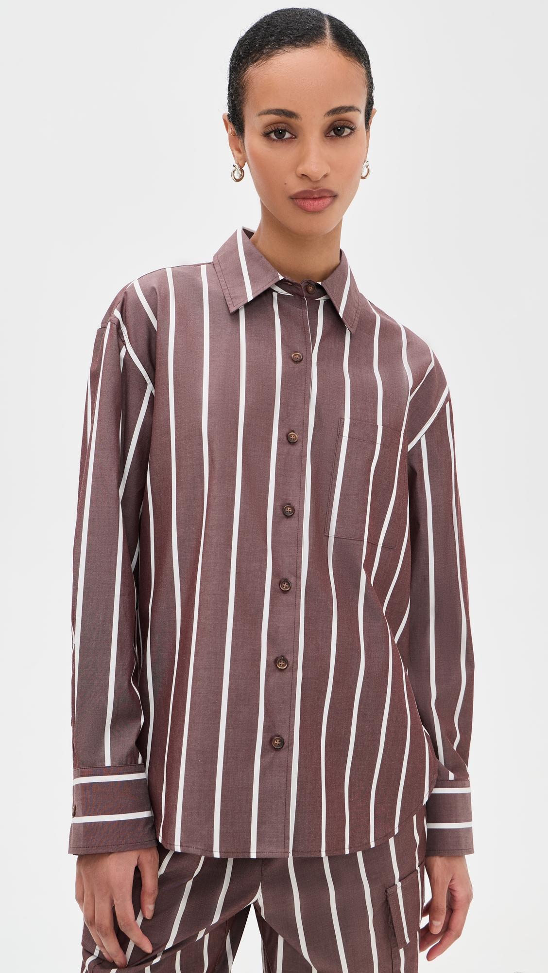 Connie Stripe Button Down Shirt by RAG&BONE
