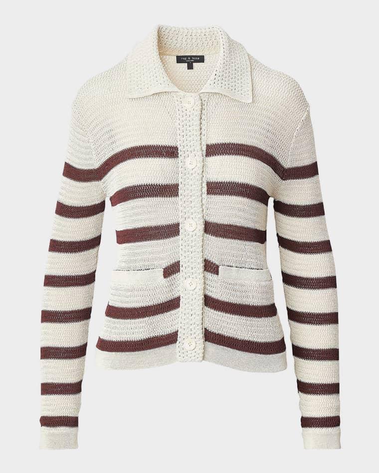Costi Striped Cardigan by RAG&BONE