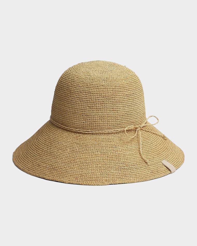 Crochet Raffia Bucket Hat by RAG&BONE