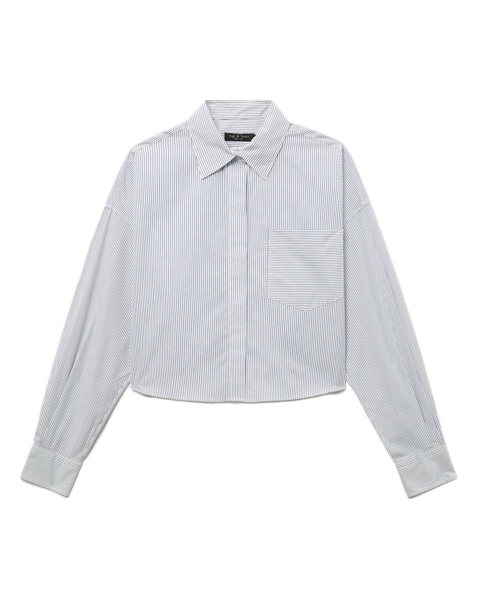 Cropped stripe shirt by RAG&BONE