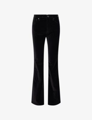 Dahlia Full Flared Stretch-Cotton Trousers by RAG&BONE