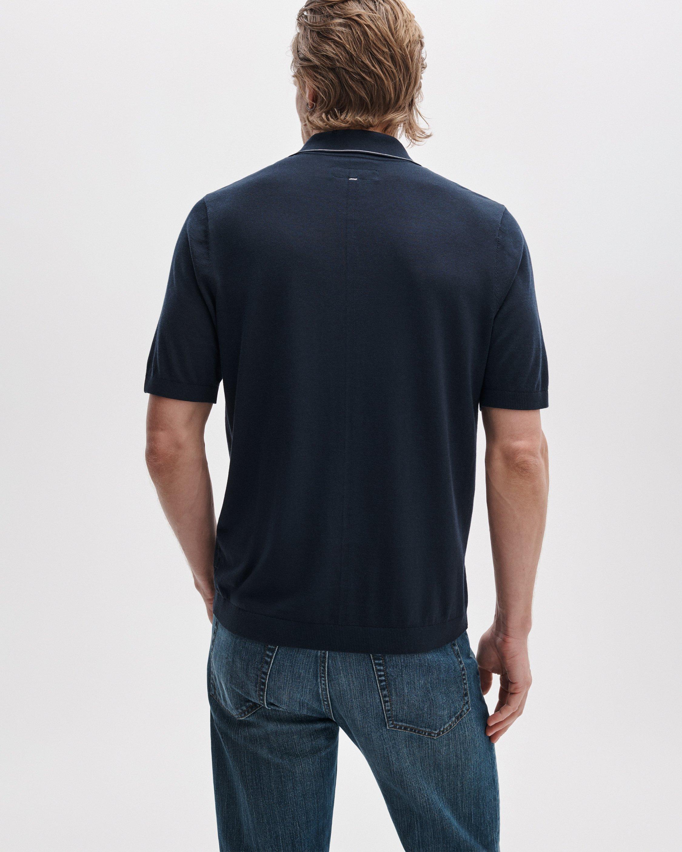 Dalton Silk-Cotton Knit Shirt by RAG&BONE