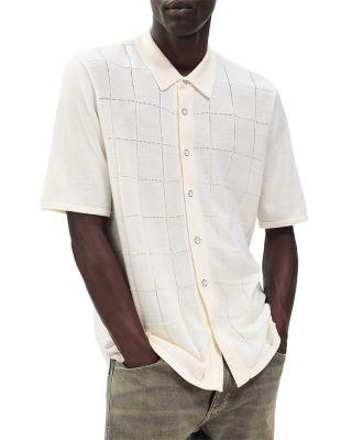 Dalton Window Pane Short Sleeve Shirt by RAG&BONE