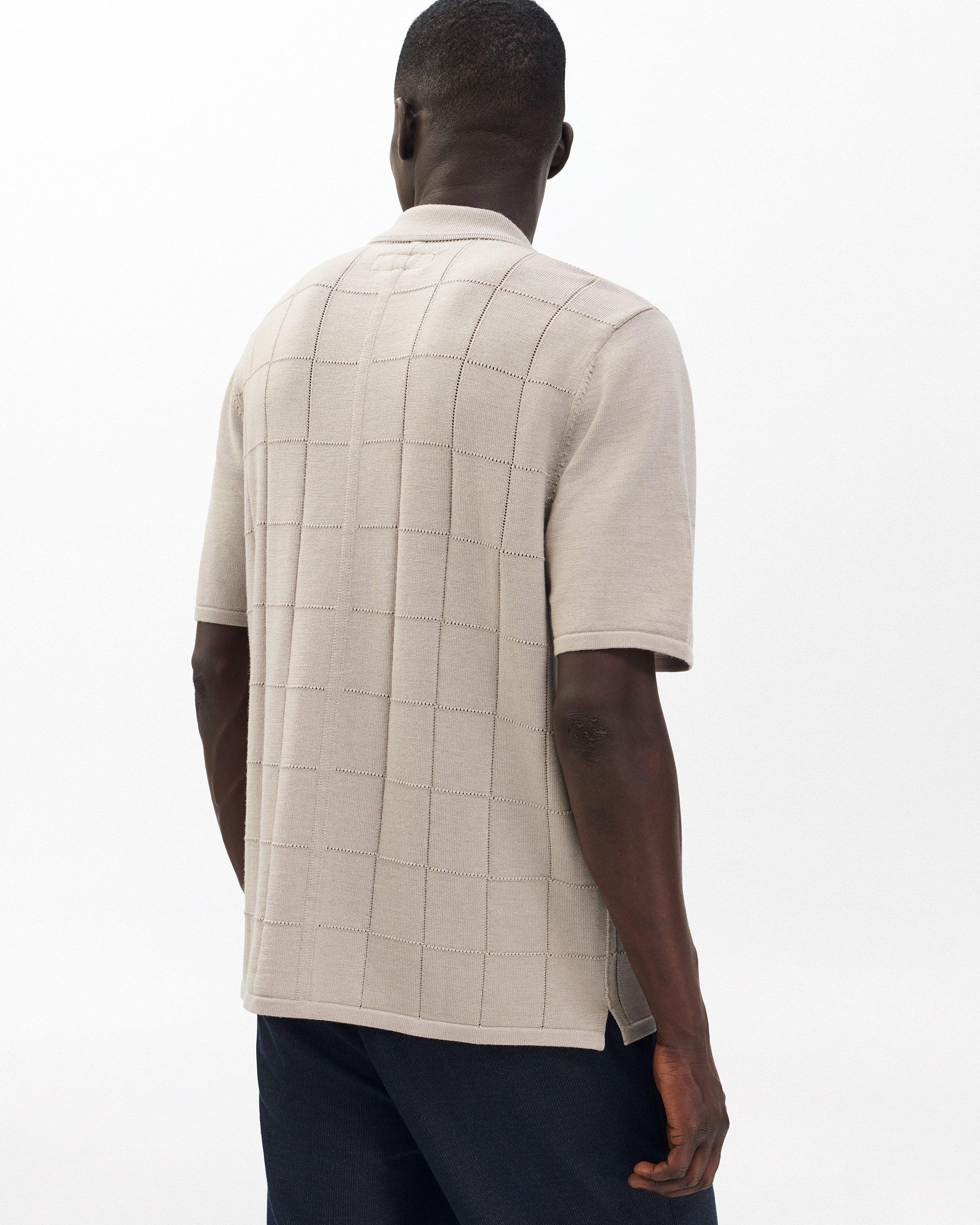 Dalton Windowpane Knit Shirt by RAG&BONE