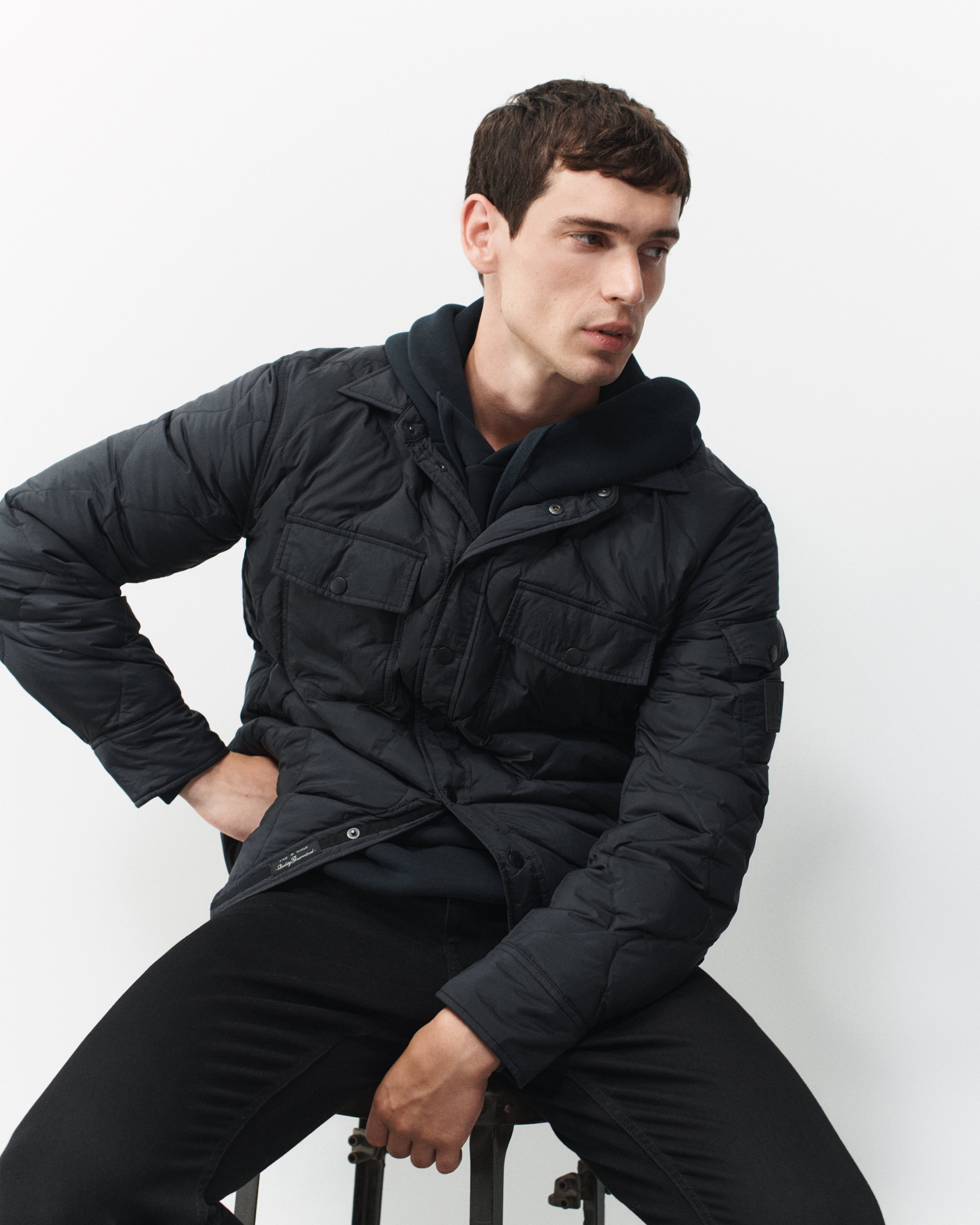 Dane Quilted Shirt Jacket by RAG&BONE
