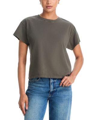 Distressed Washed Kelly Boxy Tee by RAG&BONE