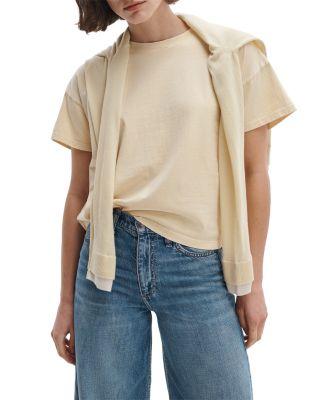 Distressed Washed Kelly Boxy Tee by RAG&BONE