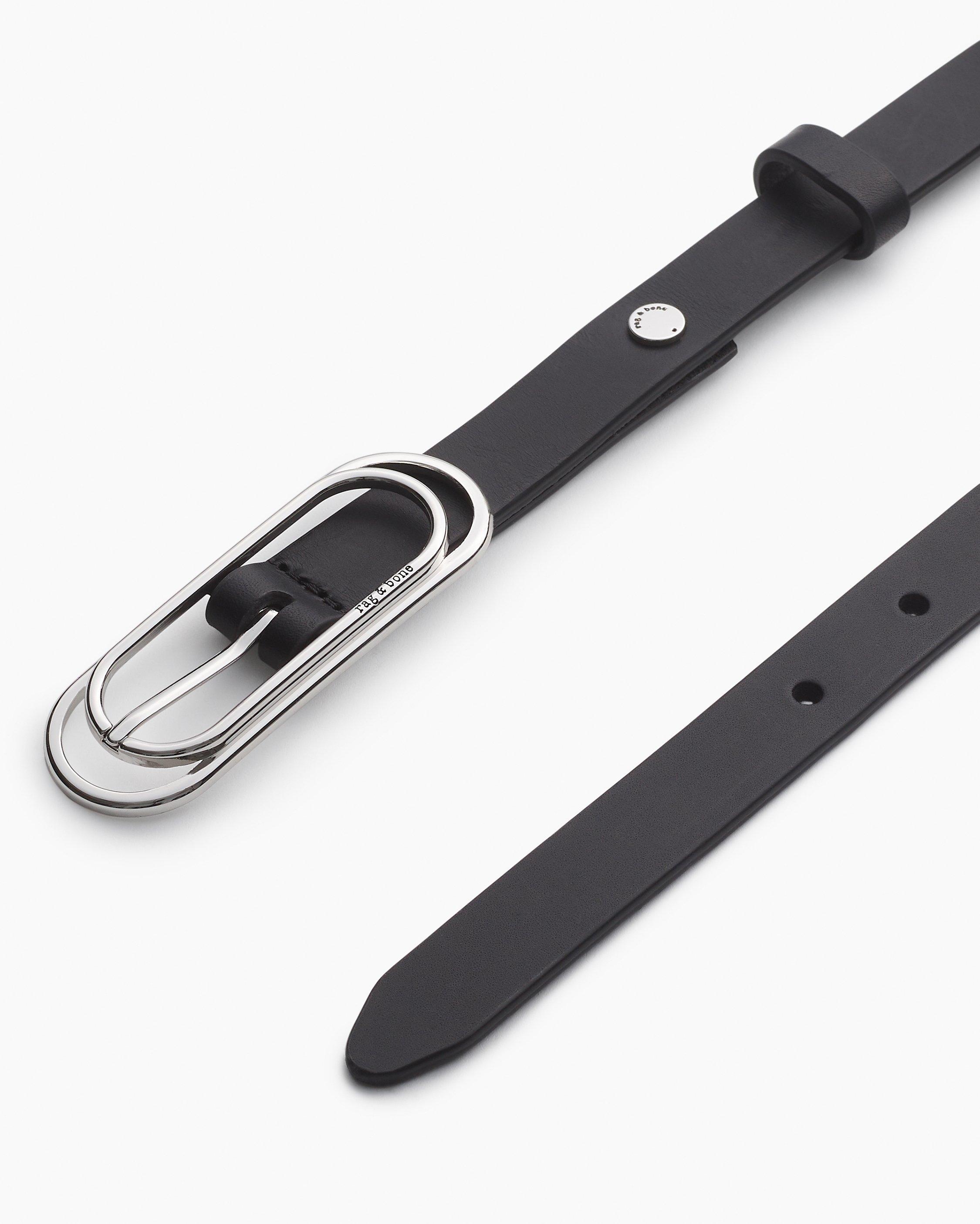 Duo Rounded Rebound Leather Belt by RAG&BONE
