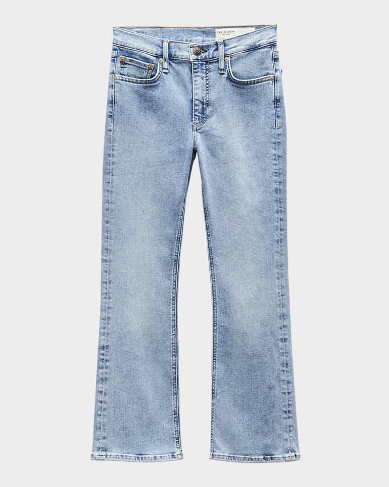 Epic Peyton Mid-Rise Bootcut Ankle Jeans by RAG&BONE
