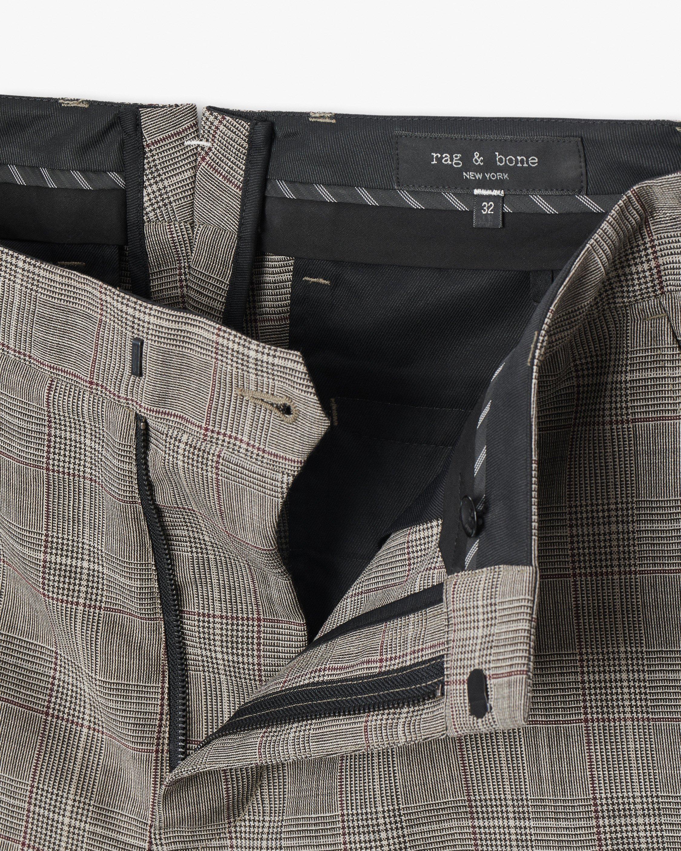 Evan Italian Plaid Wool Trousers by RAG&BONE