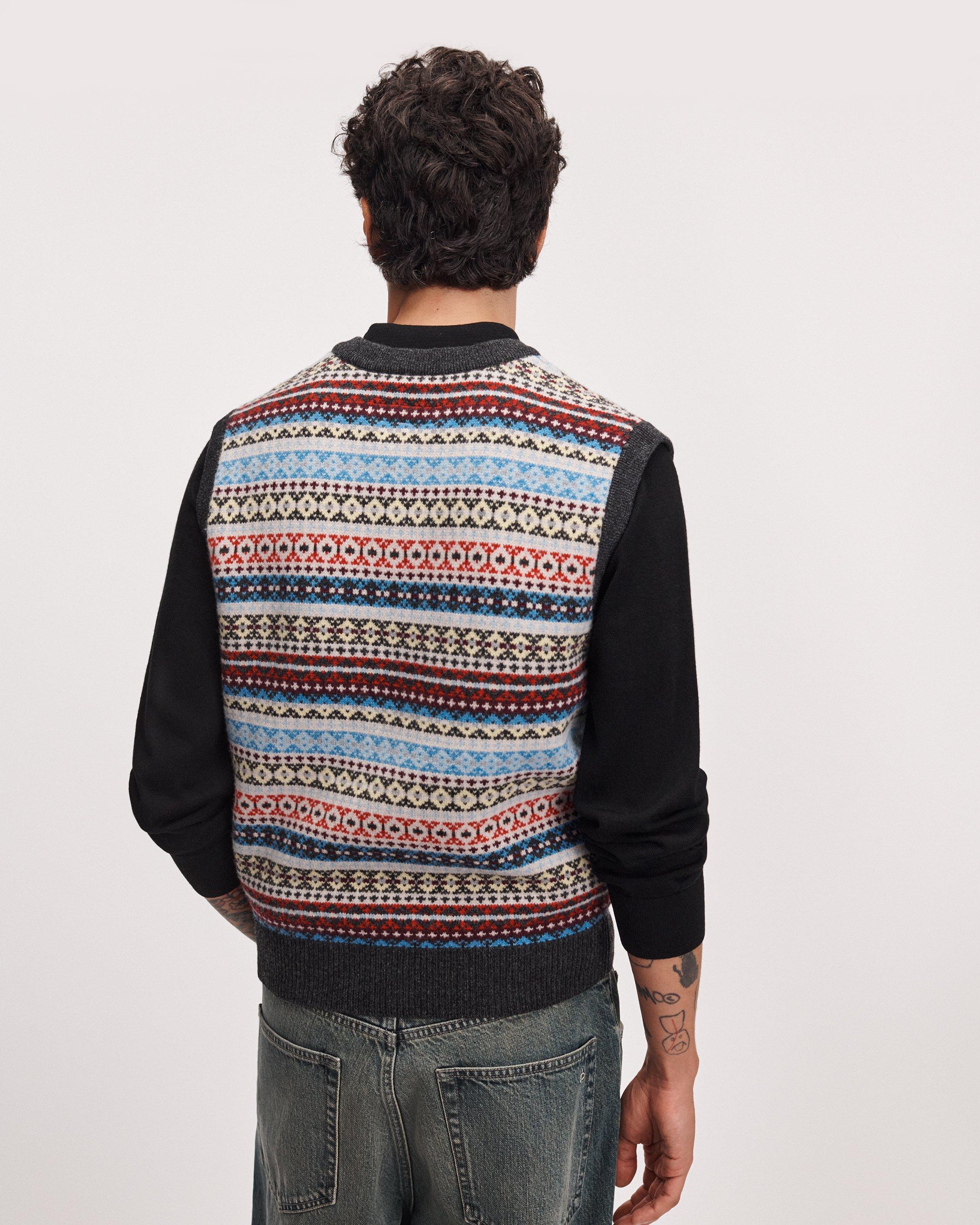Fair Isle Wool Vest by RAG&BONE