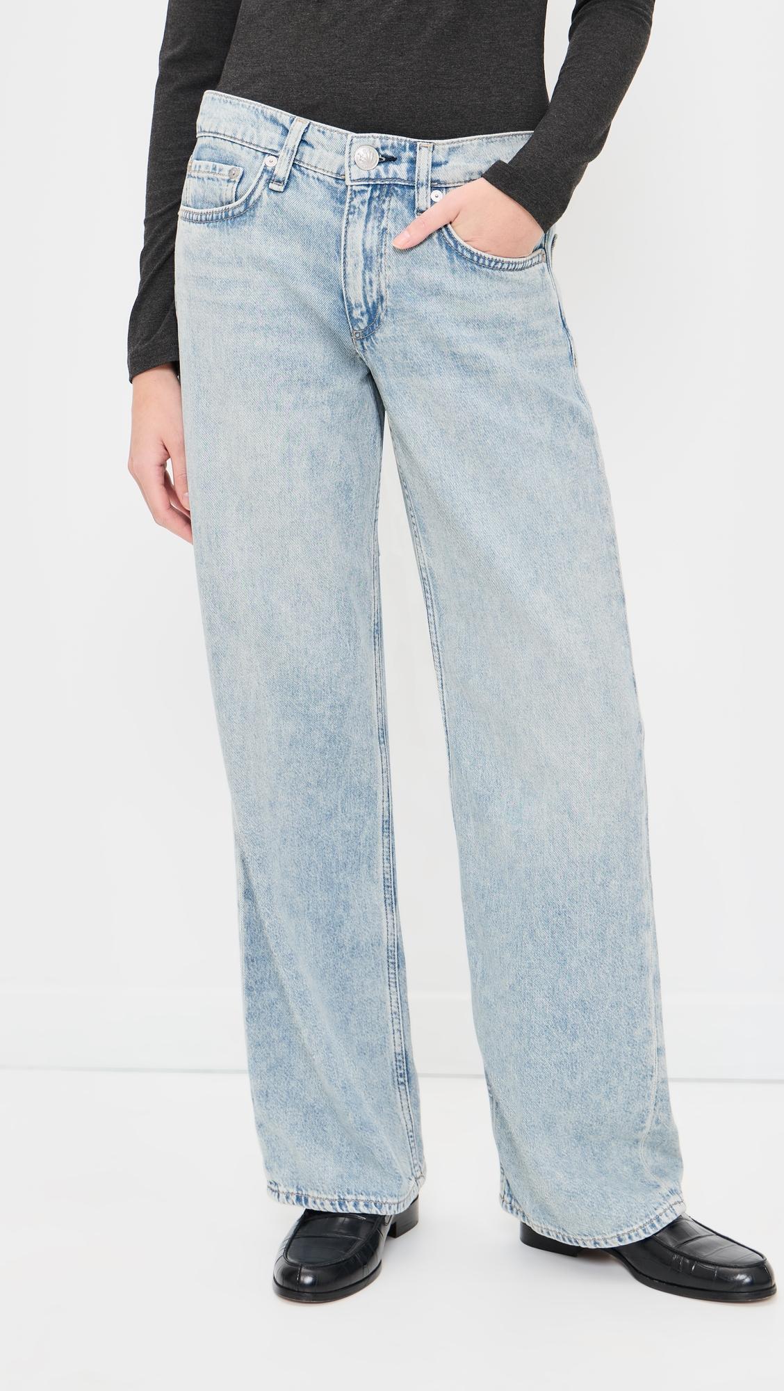 Featherweight Cam Ankle Straight Jeans by RAG&BONE