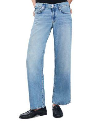 Featherweight Cam Low Rise Straight Leg Ankle Jeans by RAG&BONE