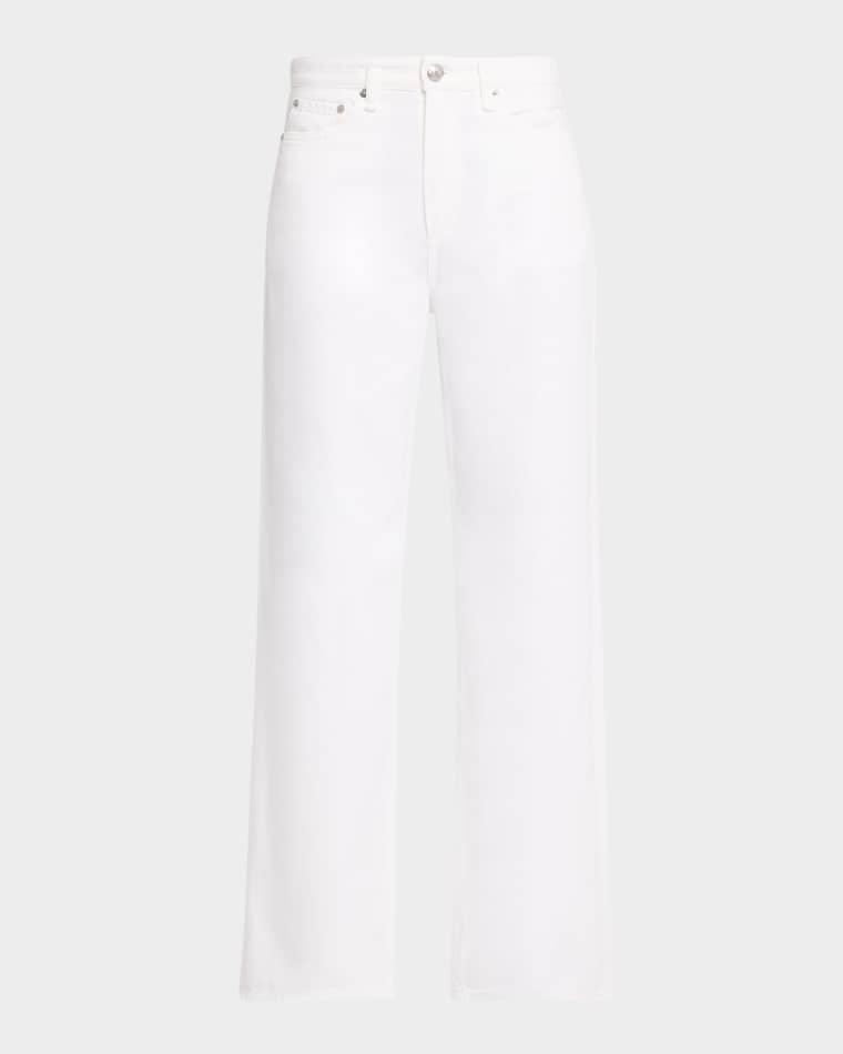 Featherweight Logan Mid-Rise Wide Jeans by RAG&BONE