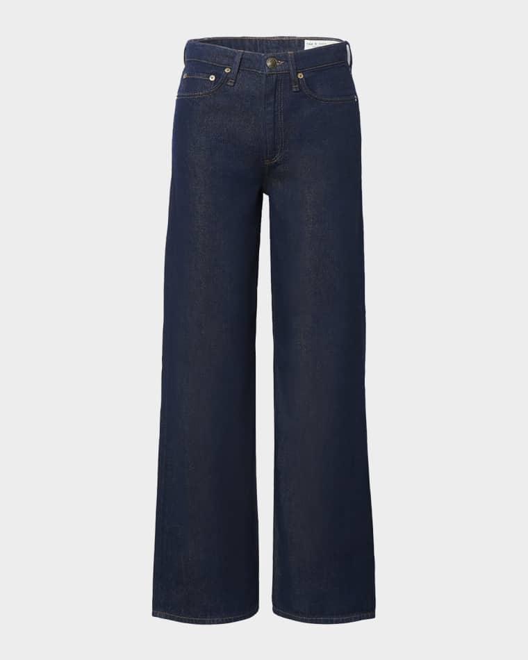 Featherweight Logan Mid-Rise Wide Jeans by RAG&BONE