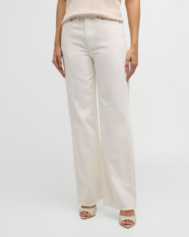 Featherweight Logan Mid-Rise Wide Jeans by RAG&BONE