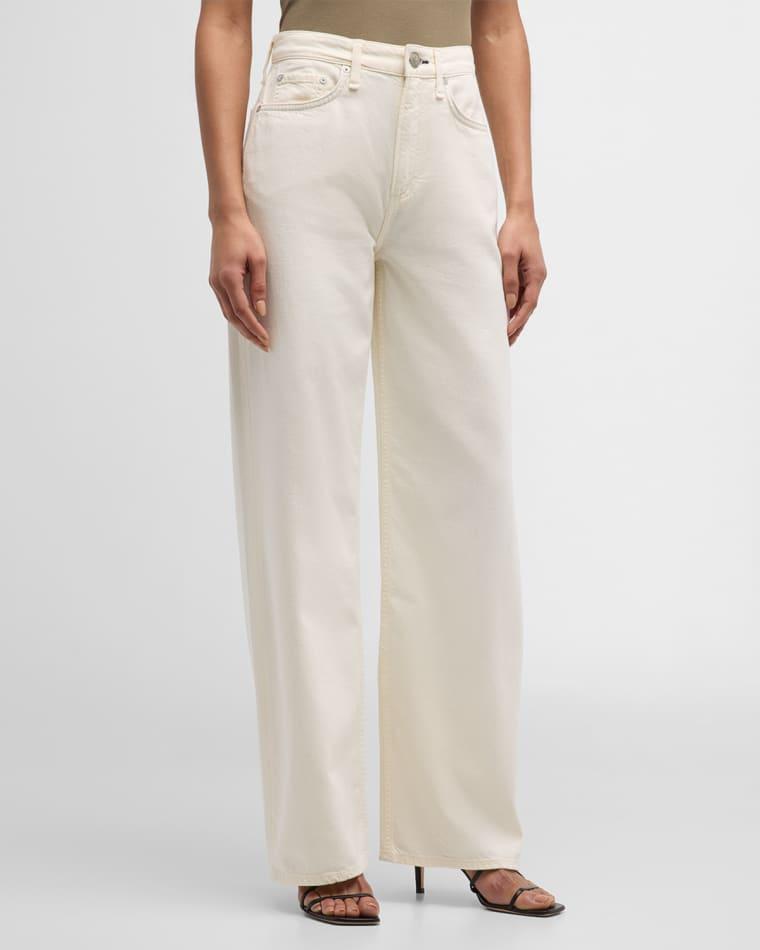 Featherweight Logan Mid-Rise Wide Jeans by RAG&BONE