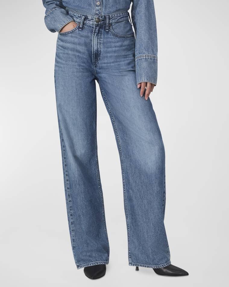 Featherweight Logan Mid-Rise Wide Jeans by RAG&BONE