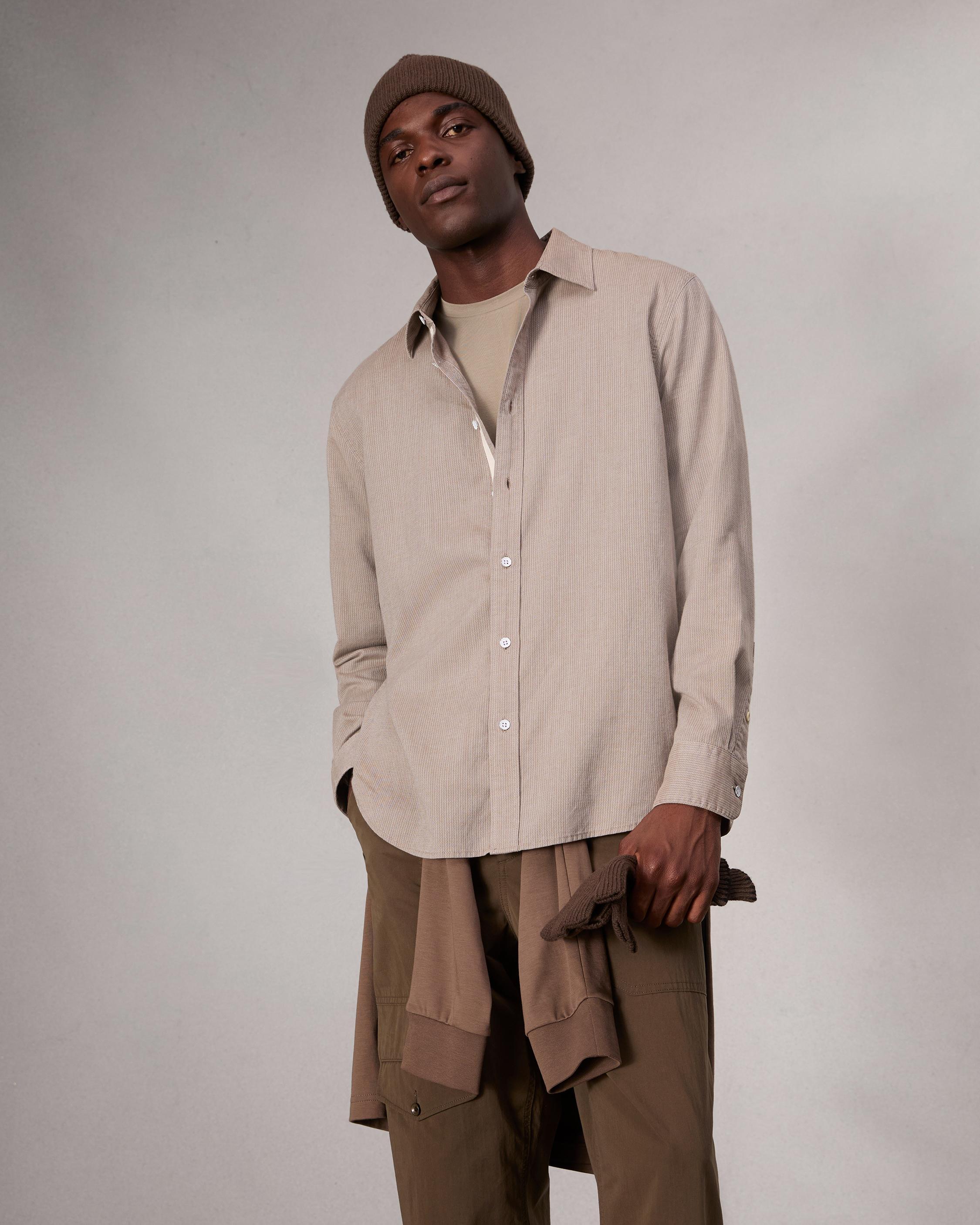 Finch Textured Striped Shirt by RAG&BONE