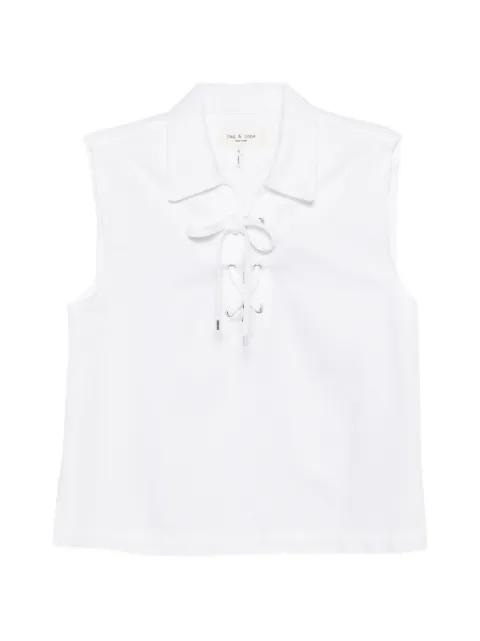 Fiona lace-up top by RAG&BONE